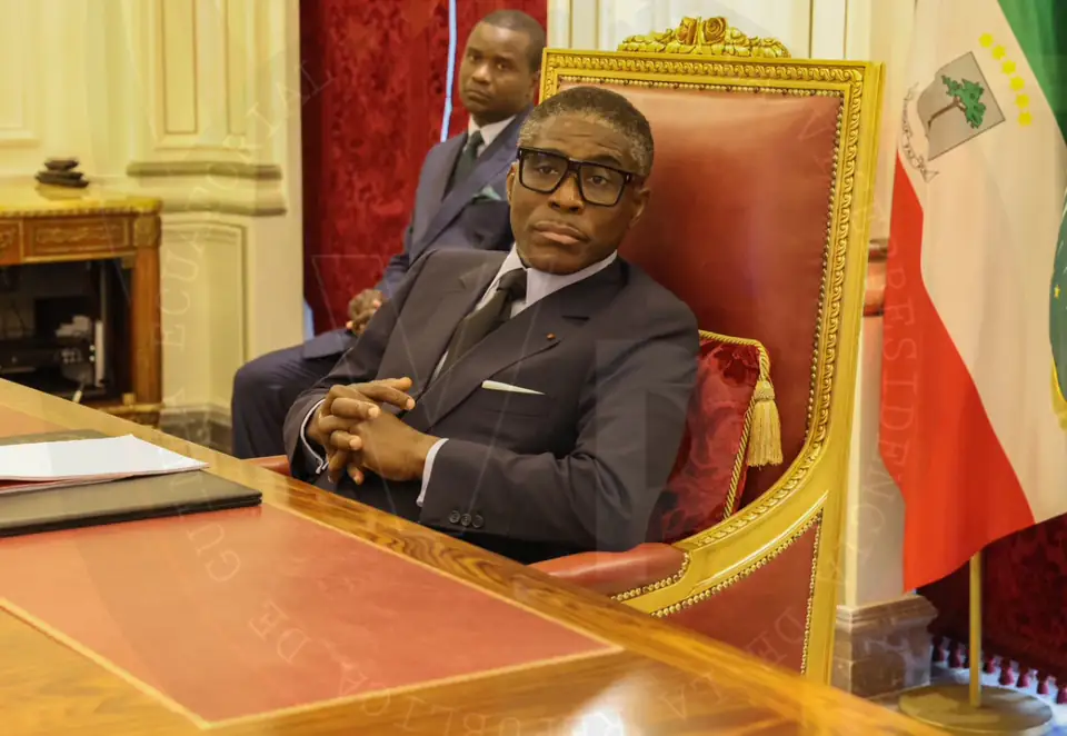 le vice-président de la République, Nguema Obiang Mangue,